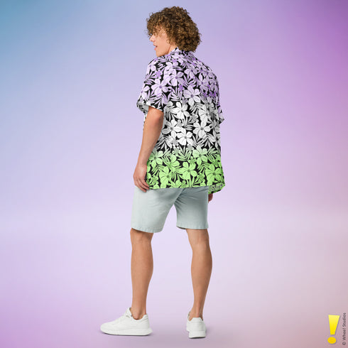 Genderqueer Pride Aloha Hawaiian Shirt